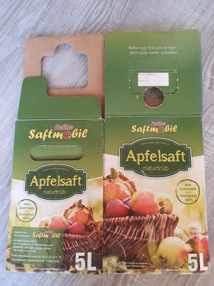 Apfelsaft Karton in Bückeburg