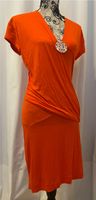 ❤️ Kleid orange mit Raffung seitlich Kurzarm Gr.S / 36 Eimsbüttel - Hamburg Rotherbaum Vorschau