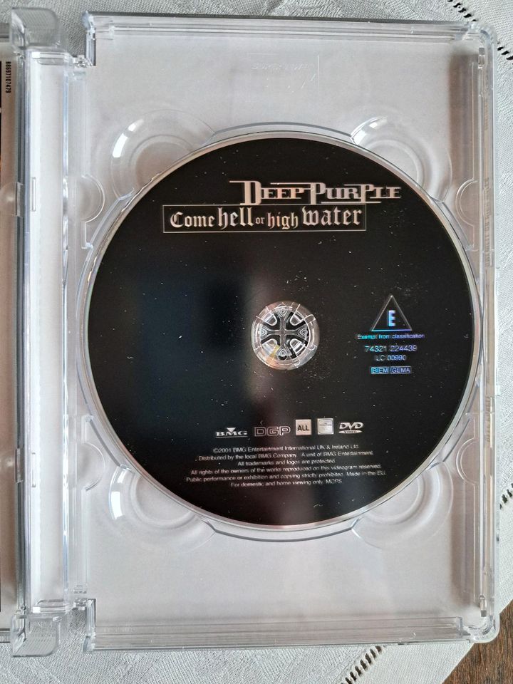 Deep Purple DVD, "Come hell or high water" Konzert aus '93 in Weißenburg in Bayern