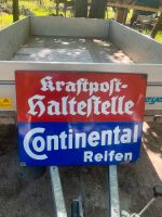 Emaille Schild Continental Reifen Kraftpost Haltestelle Brandenburg - Werder (Havel) Vorschau