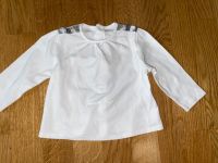 Original Burberry Sweatshirt Bluse zum Knöpfen Gr 68 74 weiß Baden-Württemberg - Karlsruhe Vorschau