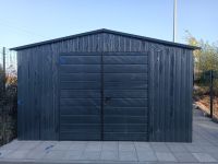 Geräteschuppen Reifen Baucontainer Gartenhaus Blechgarage PL 5x4* Hessen - Helsa Vorschau