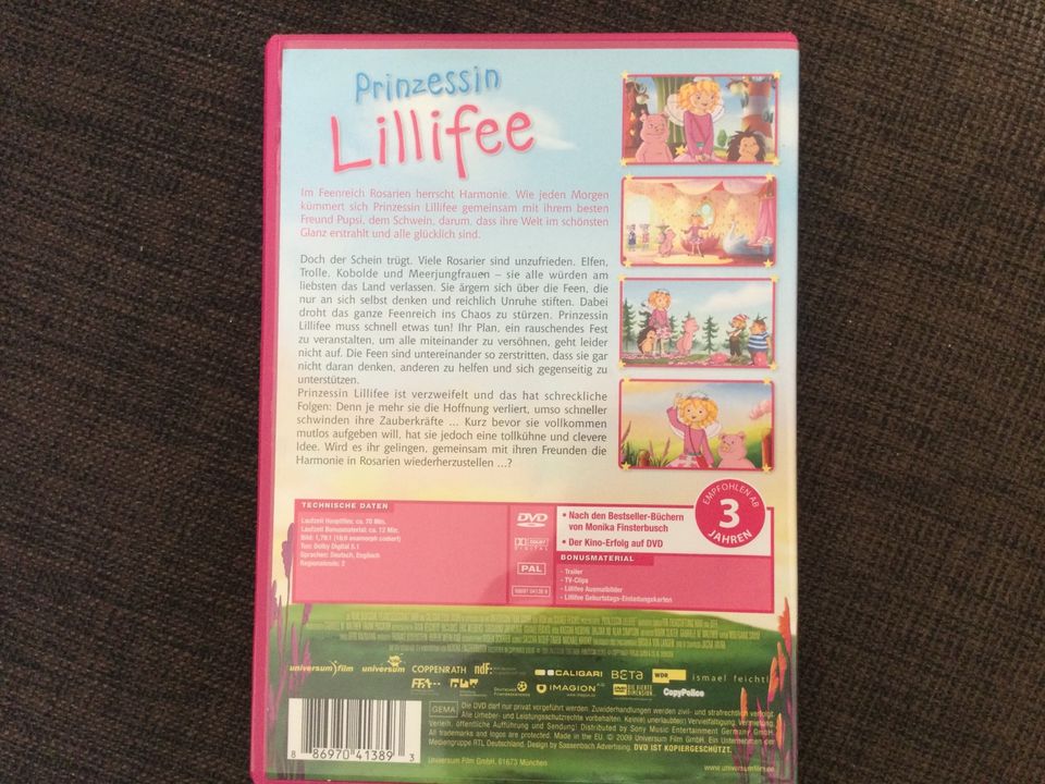 DVD Prinzessin Lillifee in Wardenburg