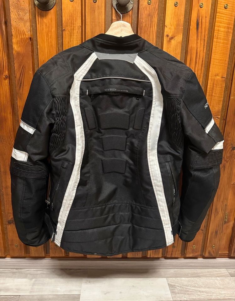 Heyberry Damen Motorradjacke Roller Textil Schwarz Weiß in Altenkirchen