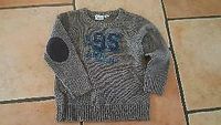 cooler Pulli Pullover Jungen Gr. 98/104 grau m. Ellenbogenpatches Nordrhein-Westfalen - Stolberg (Rhld) Vorschau