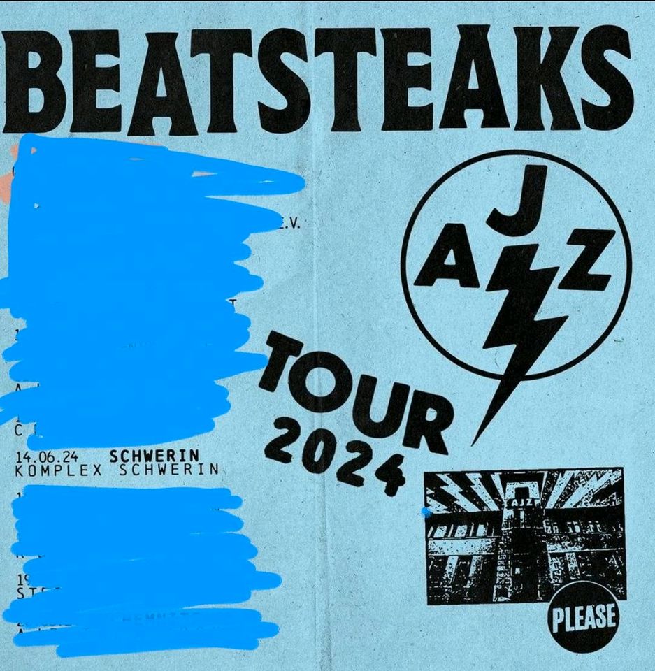 Suche 2 Tickets für AJZ Tour Beatsteaks in Schwerin in Schwerin