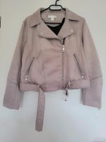 Damen Fake- Velour- Lederjacke Gr. 42 Bayern - Nittendorf  Vorschau