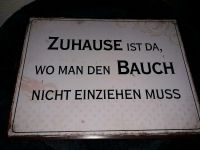 Blechschild "Zuhause ist da...", Metallschild, Vintage * NEU * Baden-Württemberg - Knittlingen Vorschau