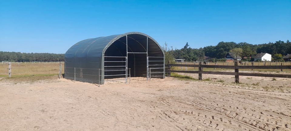 Landwirtschaftliche Hallen - Keine Genehmigung erforderlich - Sofort aufbauen - Einfache Montage - Weidezelt Agrarzelt Landwirtschaft Forstwirtschaft Nutztierhaltung PVC Halle Strohlager Holzlager neu in Freising