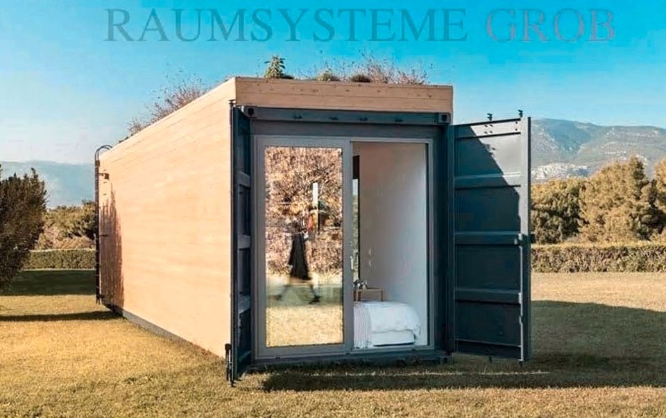 Containerwohnung - Vollausgestattet & Schlüsselfertig - Europaweite Lieferung - 2 Jahre Herstellergarantie - Tiny House kaufen - Container zum Leben Wohnen Schlafen Arbeiten - Ferienhaus Tinyhouse neu in Brunnen