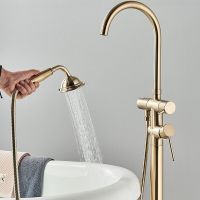 Gold Duscharmatur Wasserfall Badewannearmatur Wannenarmatur Set Hessen - Weilburg Vorschau