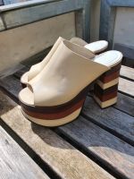 Buffalo Clogs Echtleder beige 38 Baden-Württemberg - Lörrach Vorschau