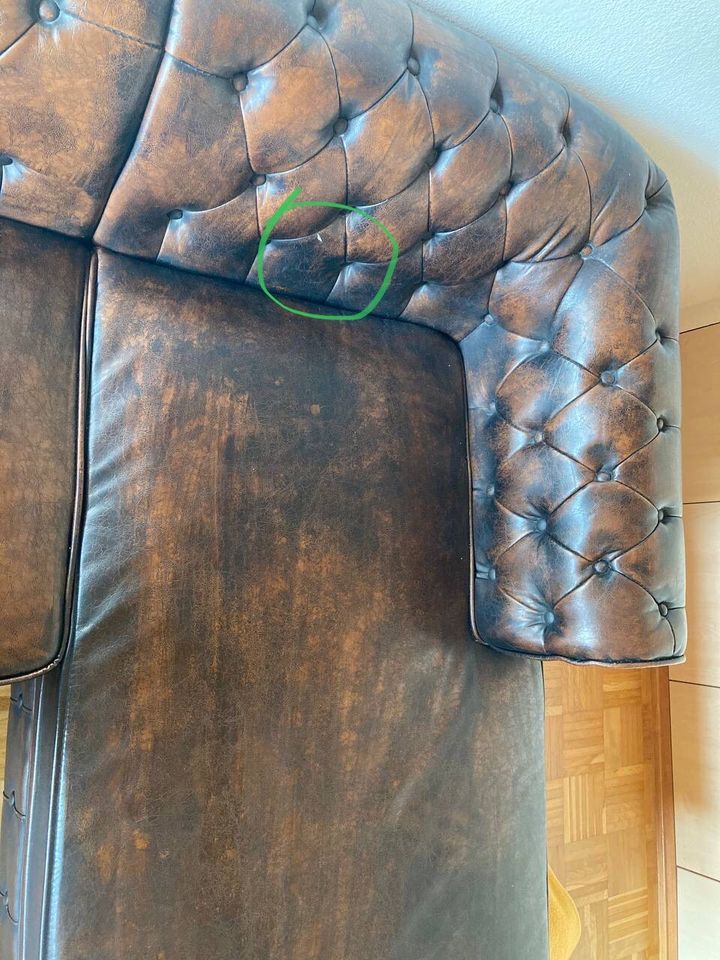 Chesterfield Ecksofa in Lüneburg