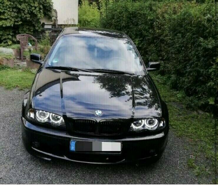 Angel Eyes Scheinwerfer schwarz für BMW 3er E46 Coupe Cabrio 99- in Hessen  - Calden, Tuning & Styling Anzeigen