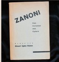 Zanoni (Das Hohelied des Opfers) / Edward Lytton - Bulwer Hessen - Herborn Vorschau