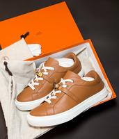 HERMÈS Sneaker Day Gold Naturel Braun Hermes Gr. 38 NP 1.170€ München - Bogenhausen Vorschau