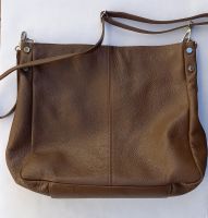 Damentasche Crossbody bag, Beutel, Echtleder, taupe, aus Italien Bayern - Günzburg Vorschau