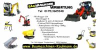 ✅Baumaschinenvermietung ✅ Baumaschinenverleih ✅ Minibagger ✅ Microbagger Rüttelplatten PKW Kippanhänger Kernbohrgerät Kettendumper Kanalkamera Gartenhäcksler Vermietung - Verleih - mieten Halberstadt Sachsen-Anhalt - Halberstadt Vorschau