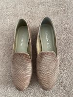 Tamaris Loafer Leder beige 39 Niedersachsen - Gifhorn Vorschau