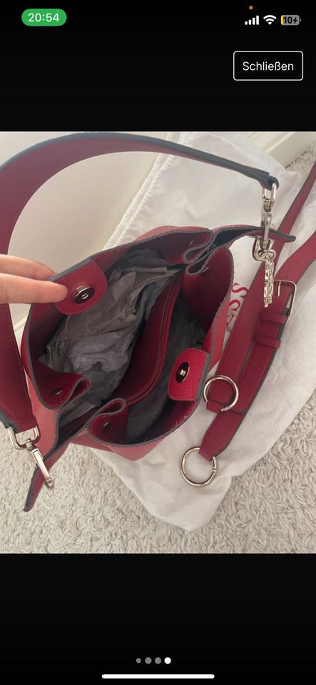 Guess Shopper Tasche Tote Bag Rot neu in Hilden