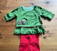 Sigikid Baby Set Wendekleid Leggings rot grün Größe 62 Schleswig-Holstein - Norderstedt Vorschau