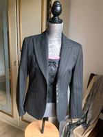 Damenanzug Anthrazit mit Nadelstreifen pink und Bustier Hessen - Eiterfeld Vorschau