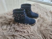 Friboo Leder Schuhe Stiefel Stiefeletten Gr. 28 blau wie neu Niedersachsen - Wetschen Vorschau