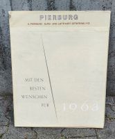 Pierburg Kalender 1963 Stuttgart - Stuttgart-West Vorschau