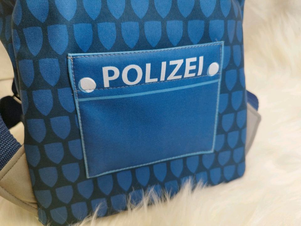 Kita-Rucksack, Polizei, Kindergarten Tasche, Kinder, handmade in Gelsenkirchen