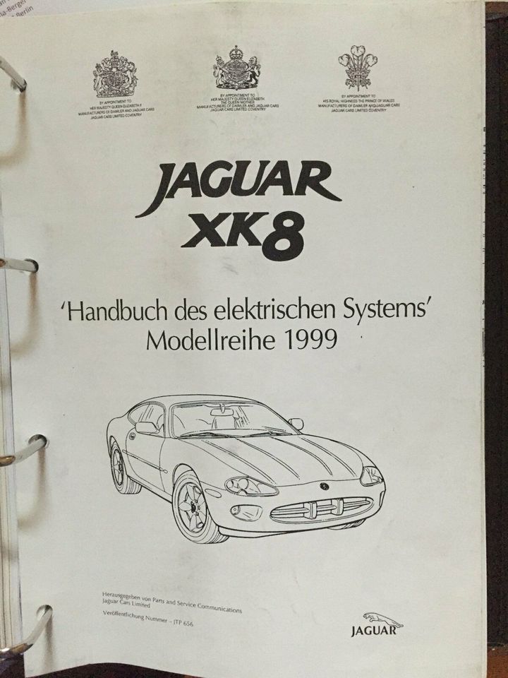 Jaguar XK 8 (X100) – Handbuch des elektrischen Systems in Jüterbog