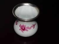 Meissen purpur Drache seltene alte Vase Silberrand 6 cm 1.Wahl Hamburg-Mitte - Hamburg Altstadt Vorschau