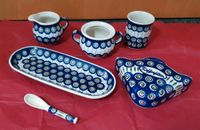 6-teilig Keramik Pfauenauge Boleslawiec Bunzlauer⁹ Nordrhein-Westfalen - Wadersloh Vorschau