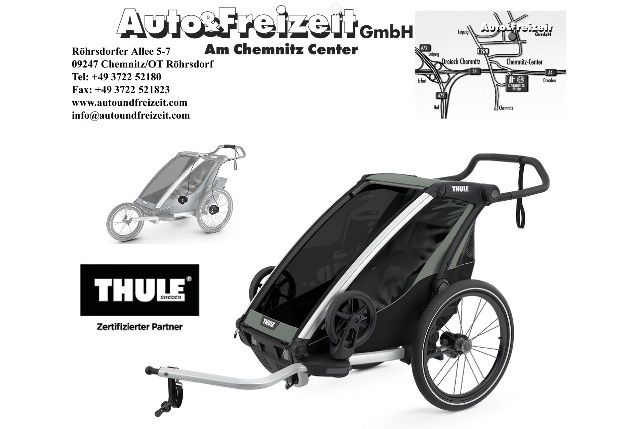 THULE CHARIOT CAB * Zweisitzer Multisport- & Fahrradanhänger NEU in Röhrsdorf