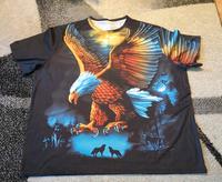 Herren T-Shirt 5XL  mit 3D Adler Grafikdruck Berlin - Hellersdorf Vorschau
