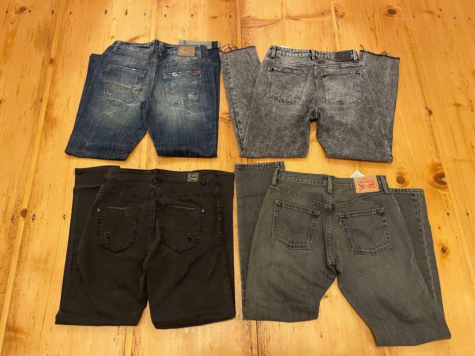 QS by s.oliver Only Levis Eight 2 Nine Jeans Blau Schwarz Jeans in Maßbach