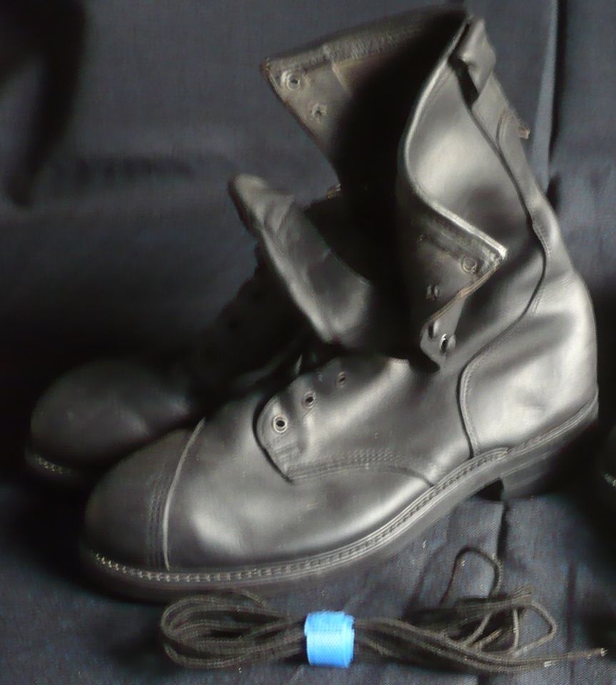 US Army Bates Boots Outdoor Leder Stiefel History Sport Camping M in Oberpleichfeld