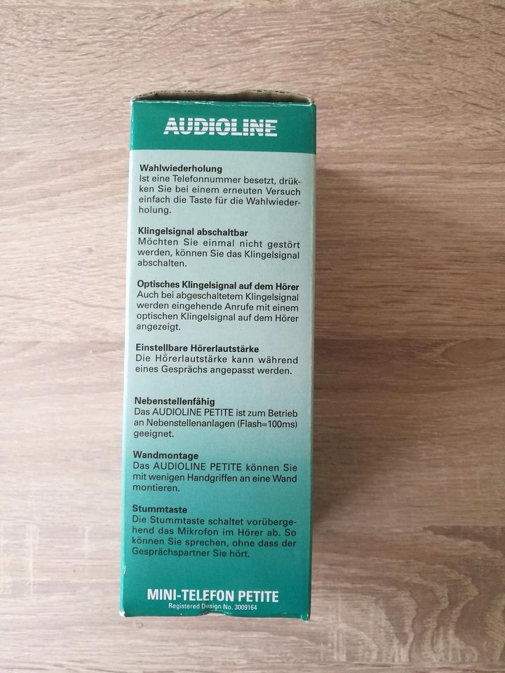 Audioline Festnetztelefon Mini Telefon in St. Ingbert