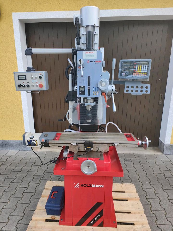 Fräsmaschine Bohr- Fräsmaschine Holzmann ZX7045PRO Digitalanzeige Aktion in Nabburg