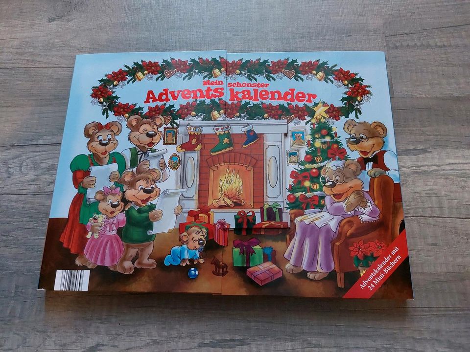 Adventskalender Neu. Bär. Mini-Bücher in Werdau