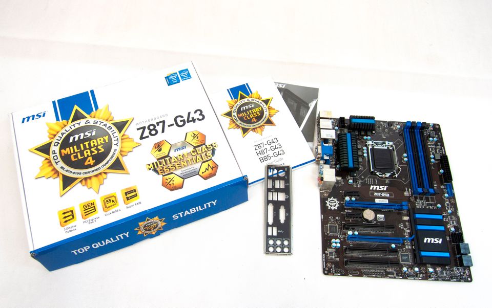 MSI Z87-G43 Intel Z87 Mainboard Sockel LGA 1150 DDR3, Intel HD in Merseburg