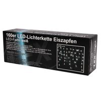 LED Lichterkette 160 LED Eiszapfen Icicle kaltweiß transparentes Duisburg - Duisburg-Mitte Vorschau