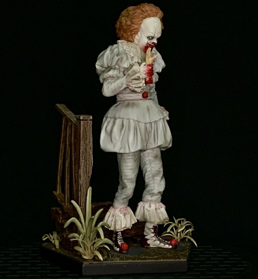 Pennywise Es It Deluxe Art Scale 1/10 25cm Iron Studios Neu in Mayen