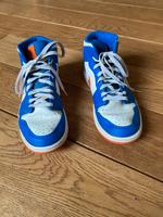 Nike Air Jordan 1 Mid, blau/weiss, Gr. 42,5 Niedersachsen - Börßum Vorschau