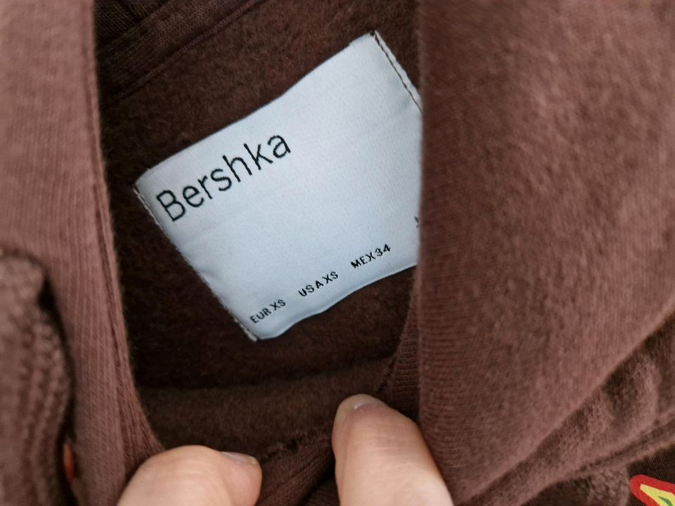 Bershka Hoodie Braun XS 34 in Ottersberg