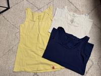 3x edc by Esprit Tank top gelb Navy dunkelblau weiß essential Hessen - Stadtallendorf Vorschau