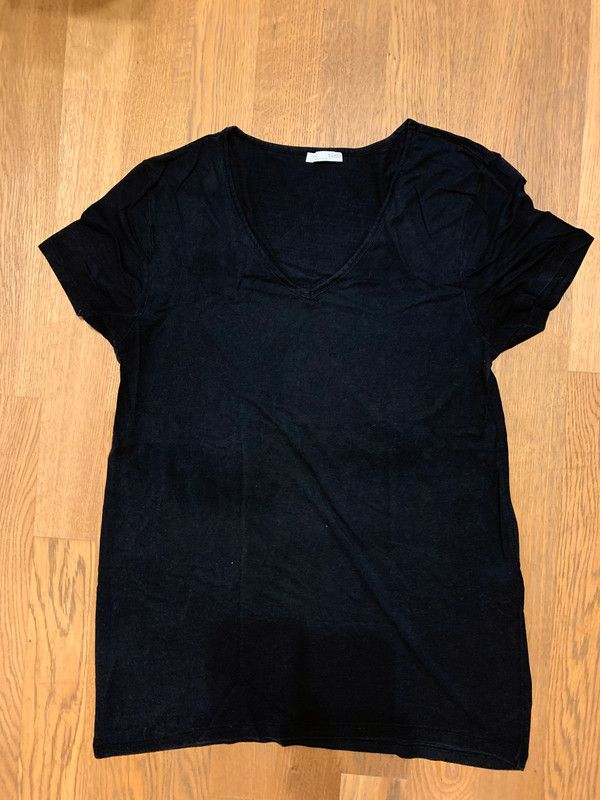 Basic Zara Damen T-Shirt Schwarz Gr. S in Dresden