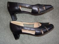 Sommer Pumps Leder schwarz Gr.5 ½  von „Gerwinia“ Baden-Württemberg - Uhingen Vorschau