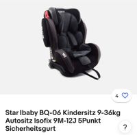 Auto Kindersitz bis 5 Jahre nutzbar / abnehmbare Baby Polster Berlin - Tempelhof Vorschau