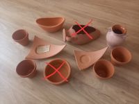 Set Terracotta Terrakotta Ton Kerzenhalter Schalen Töpfe Vasen Sachsen-Anhalt - Merseburg Vorschau