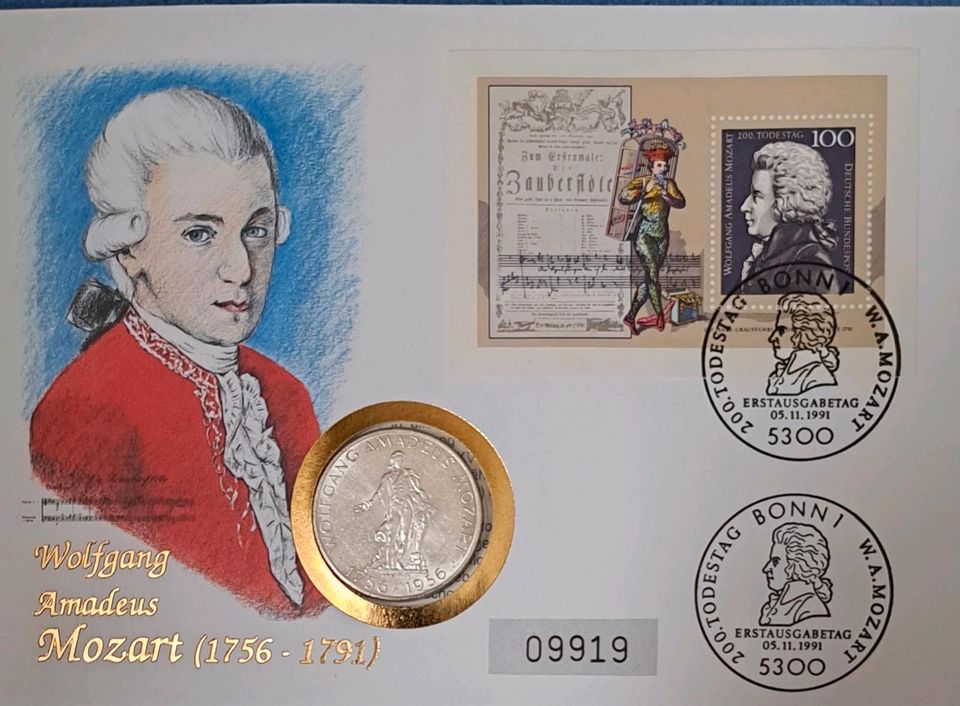 8 Numisbriefe 1990-1992 in Sulzbach an der Murr